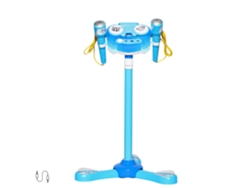 Kit Karaoke Infantil Con 2 Micrófonos Y Stand Soporte