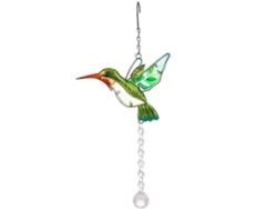 Elegantes adornos de cristal para ventanas crean hermosos arcoíris para la decoración del hogar y el jardín.