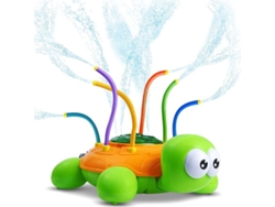 Aspersor de agua giratorio con forma de tortuga, modelo 2026, ideal para el jardín: un juguete de verano para niños y bebés.