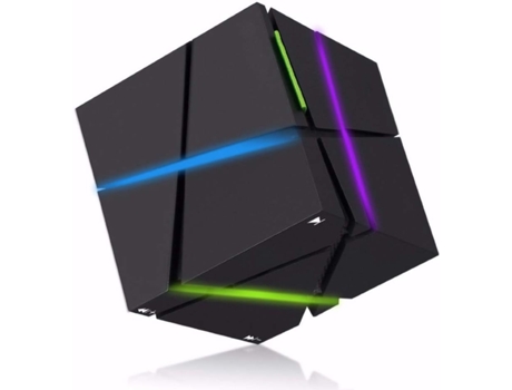 Altavoz Bluetooth Juqone, luz Led colorida, tarjeta de Audio Bluetooth, reproductor de ordenador móvil, 7*7*7Cm
