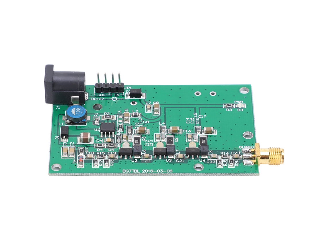 Placa Generador Rastreador Espectro Módulo Fuente Ruido Componente Electrónico Sma Dc12v