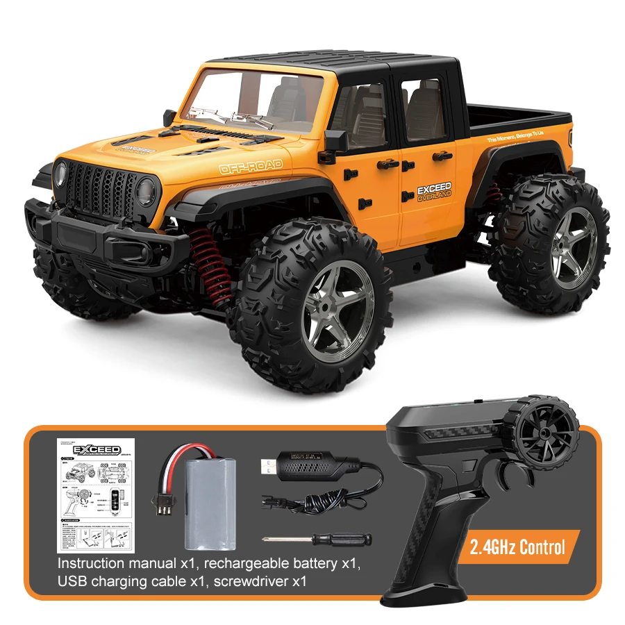 Alta Velocidade Rc Racing 4 Drives Escalada Rc Crianças Brinquedos Off road Modelos MDUG (amarelo)