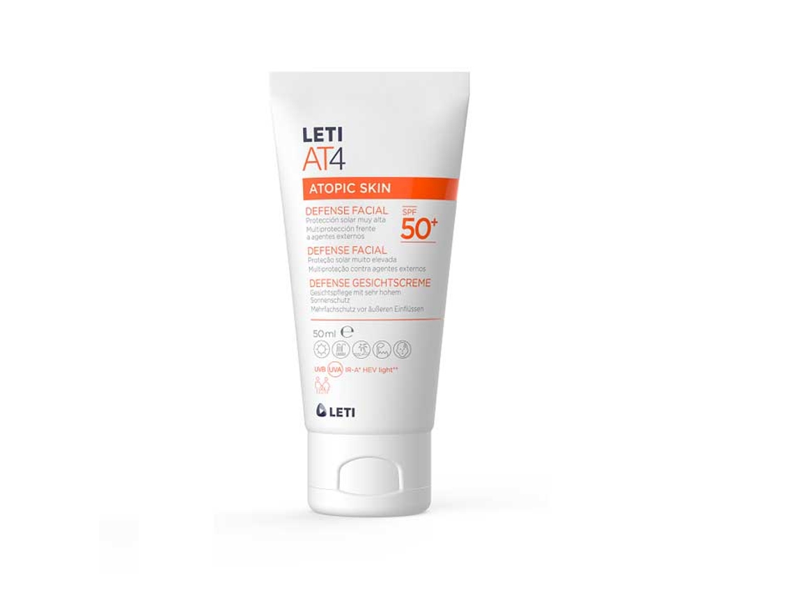 Protector Solar Facial LETI Defense SPF 50+ (50 ml)