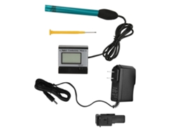 Medidor De Conductividad Eléctrica (ec) Para Agua, Pantalla Lcd, Rango De 0 A 199,9 Ms/cm, Con Adaptador De Enchufe Estadounidense De 110 V.