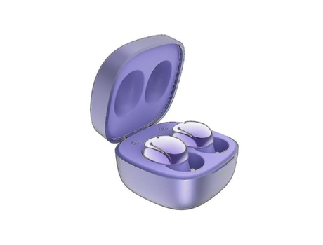 Auriculares Bluetooth True Wireless Auriculares Mini Hidden Hidden Mini Auriculares Púrpura