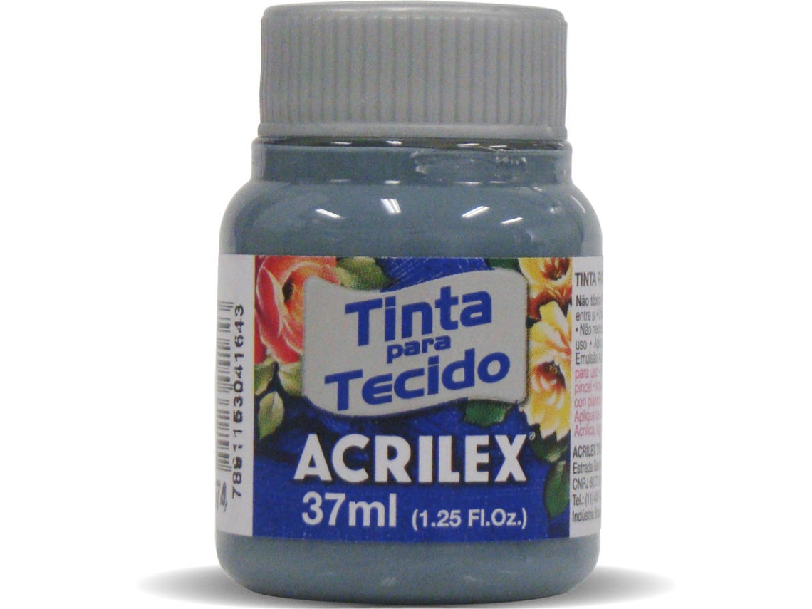 Tinta de Tela Mate Acrilex Gris Lunar (04140/574 37ml)