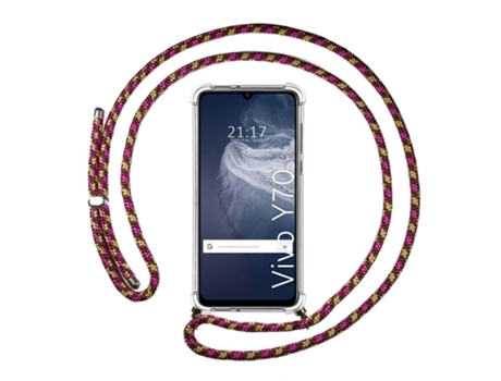 Carcasa Vivo Y70 TUMUNDOSMARTPHONE Colgante Rosa