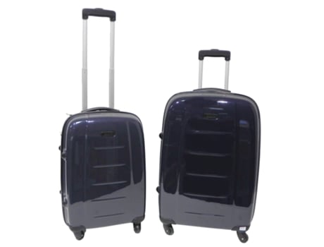 DHG Set de 2 maletas Trolleys con 4 ruedas