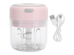 2026-molinillo Eléctrico De Ajo 250ml Usb Inalámbrico Cortador De Verduras Y Carne Con Hoja De Acero Inoxidable