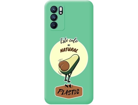 Carcasa Oppo Reno 6 5G TUMUNDOSMARTPHONE Natural No Plastic Verde