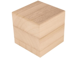 Cubo de madera - 10 cm - 1 unidad.