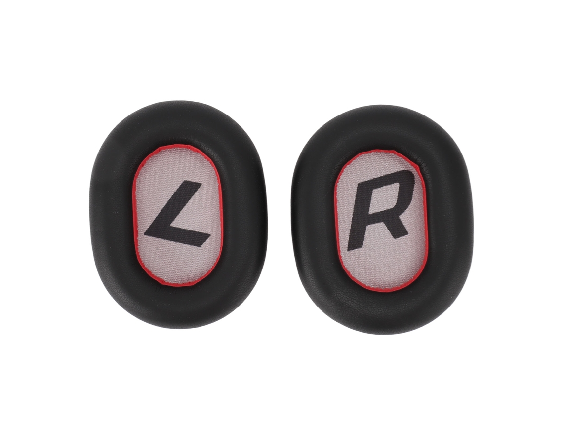 Almohadillas De Repuesto De Piel Sintética Suave Para Auriculares Plantronics Backbeat Pro2 Se Voyager 8200 Uc - Negras