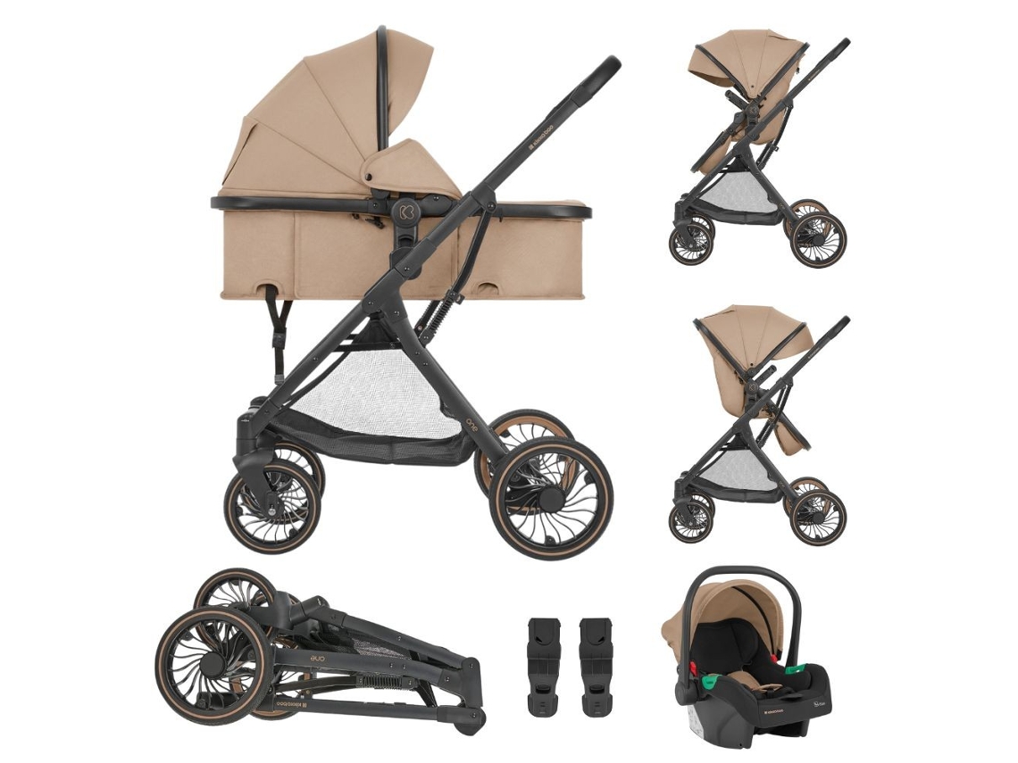 Cochecito convertible Kikkaboo One Beige Trio
