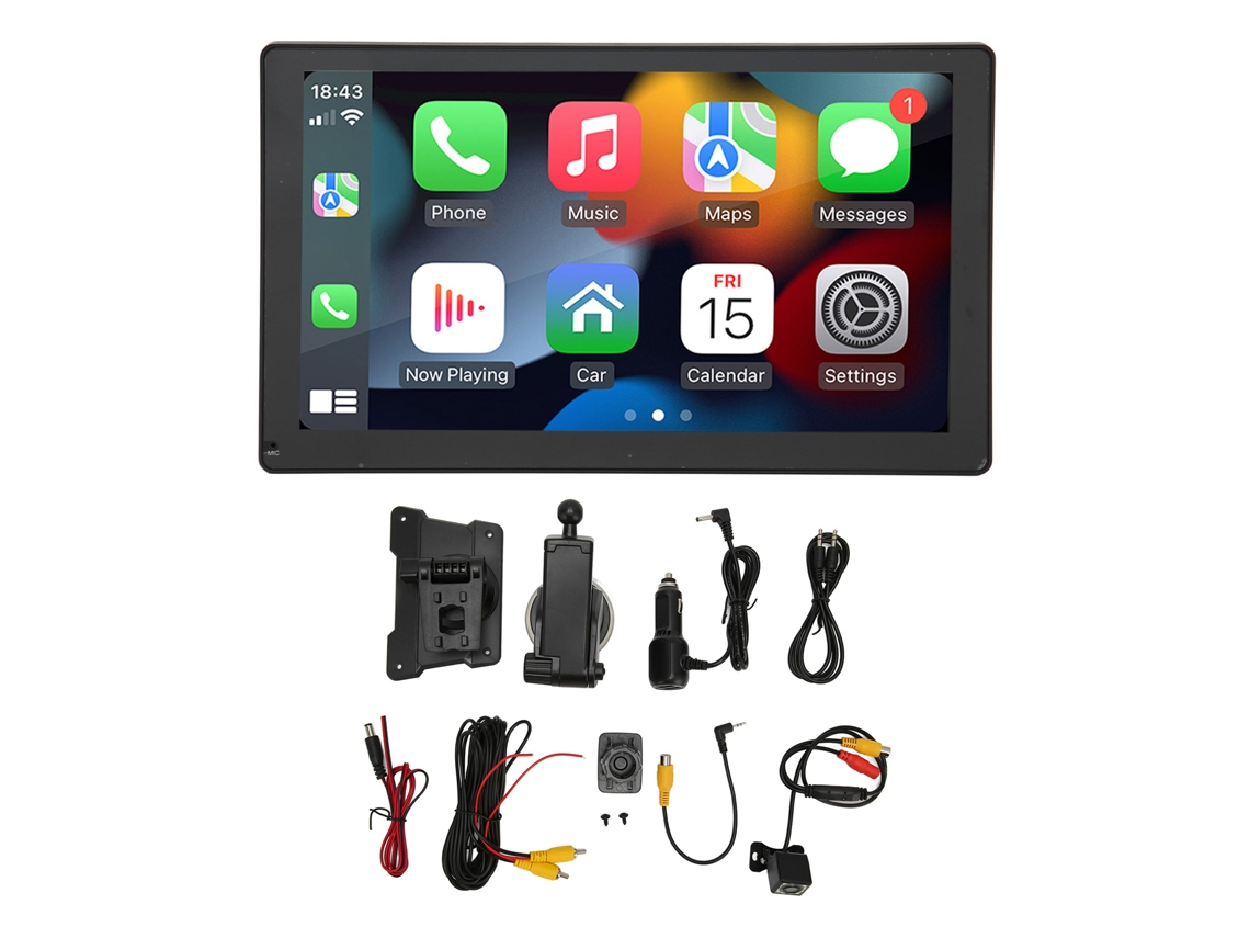 Reproductor Mp5 Para Coche De 9 Pulgadas Con Pantalla Táctil, Reproductor Multimedia Estéreo Para Coche, Radio Bluetooth Con Cámara De 12 Led, 12-24