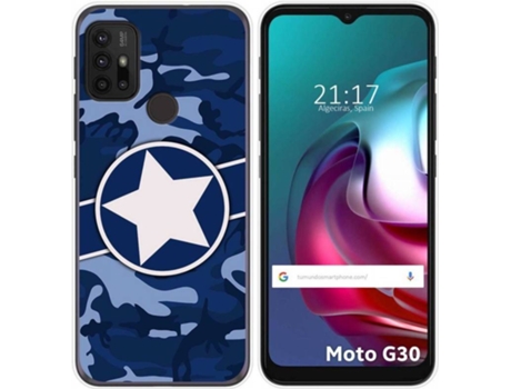 Carcasa Motorola Moto G10 / G30 TUMUNDOSMARTPHONE Camuflaje 03 Multicolor
