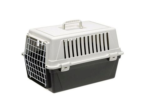 Transportín FERPLAST Atlas 20 EL Blanco Negro Acero Plástico