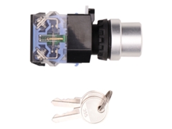 10 Piezas Interruptor De Llave Bem38-20y/33 3 Posiciones 22mm On/off/on Reset Automático
