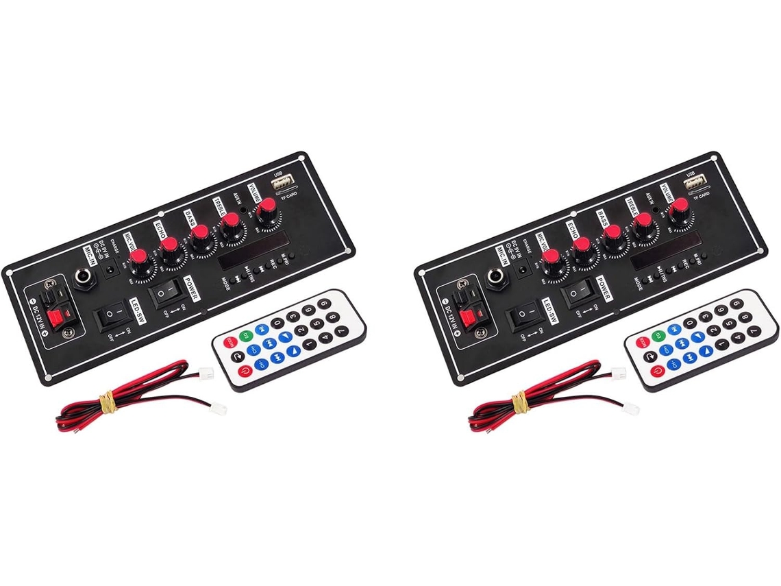 Placa Amplificadora De 2 X 7,4 V Para Baile Cuadrado, Soporte Para Amplificador De Altavoz De 2 X 10 W