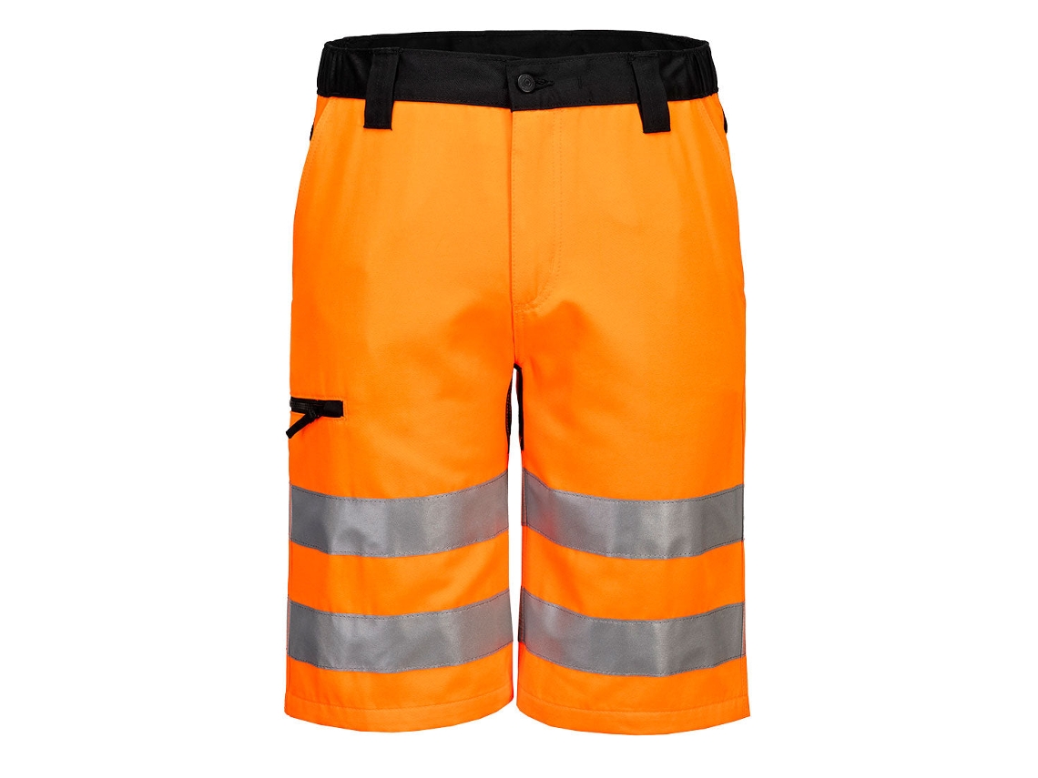 Bermuda De Trabajo Alta Visibilidad Ecológica Wx2 | Verano Naranja/negro / 48