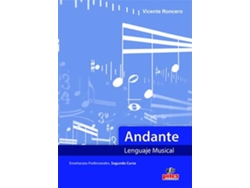 Libro Andante 2ºcurso Grado Medio Lenguaje Musical de Vicente Roncero (Español)