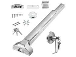 Barra antipánico y de emergencia en acero inoxidable 304 para puertas de 762 914 mm Tekmaquinas