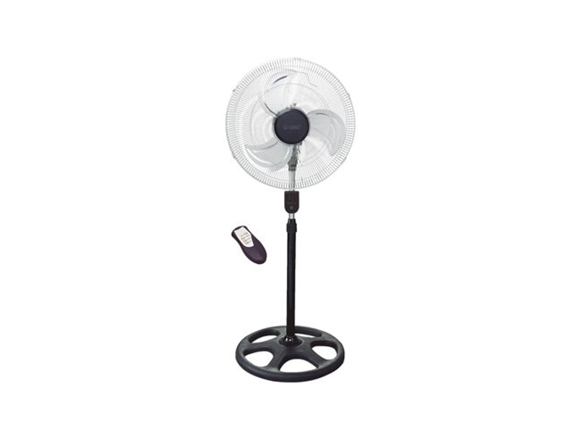 Ventilador metálico de pie con mando 50cm 70W GSC