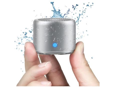 BISBISOUS Mini Inalámbrico Bluetooth Ip67 Impermeable Pequeño Pero Ruidoso Adecuado para Coches Bicicletas Duchas Al Aire Libre Blanco BISBISOUS