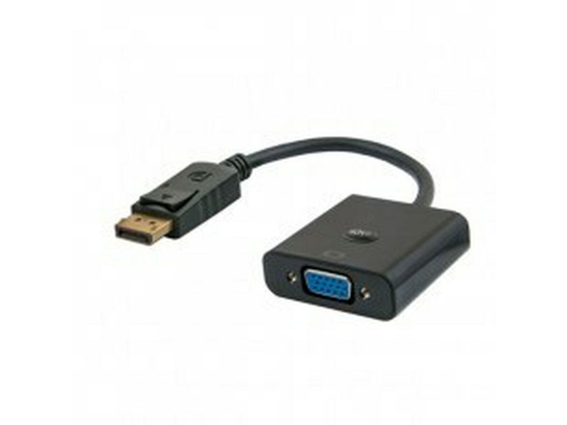 Adaptador DisplayPort a VGA SAVIO CL-90 Negro 20 cm