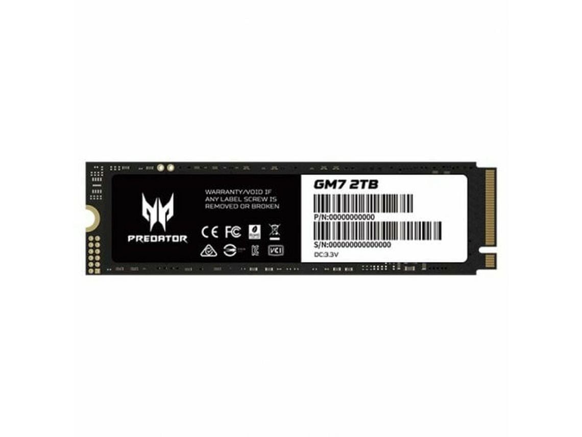 Disco Duro ACER Predator GM7 2 TB 2 TB SSD
