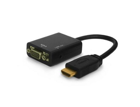Adaptador HDMI a VGA SAVIO CL-23 Negro