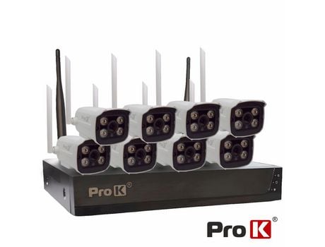 Pack Vigilancia 8 Cámaras Ip66 Nvr Wifi PROK