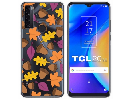 Carcasa TCL 20 SE TUMUNDOSMARTPHONE Dibujos Transparente Multicolor