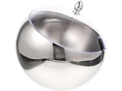 Bol De Metal, Acero Inoxidable. Bol De Metal Con Borde Inclinado, Multifuncional Para Frutas.