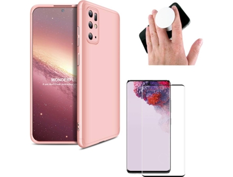 Carcasa, Protector y Popsocket Samsung S20 Plus Slim armor 360º Rosa