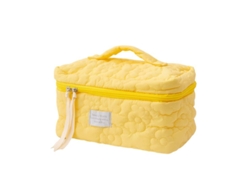 2026-linjou Maleta De Maquillaje Grande Para Viajes Estuche De Cosméticos Acolchado Organizador De Toiletries (amarillo)