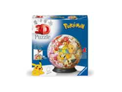 Bola de rompecabezas 3D de 72 piezas de Pokémon