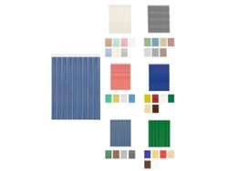 Cortinas De Exterior Impermeables – Cortinas Antimoscas Para Terrazas Y Porche Marbella - Azul 80 X 240 Cm