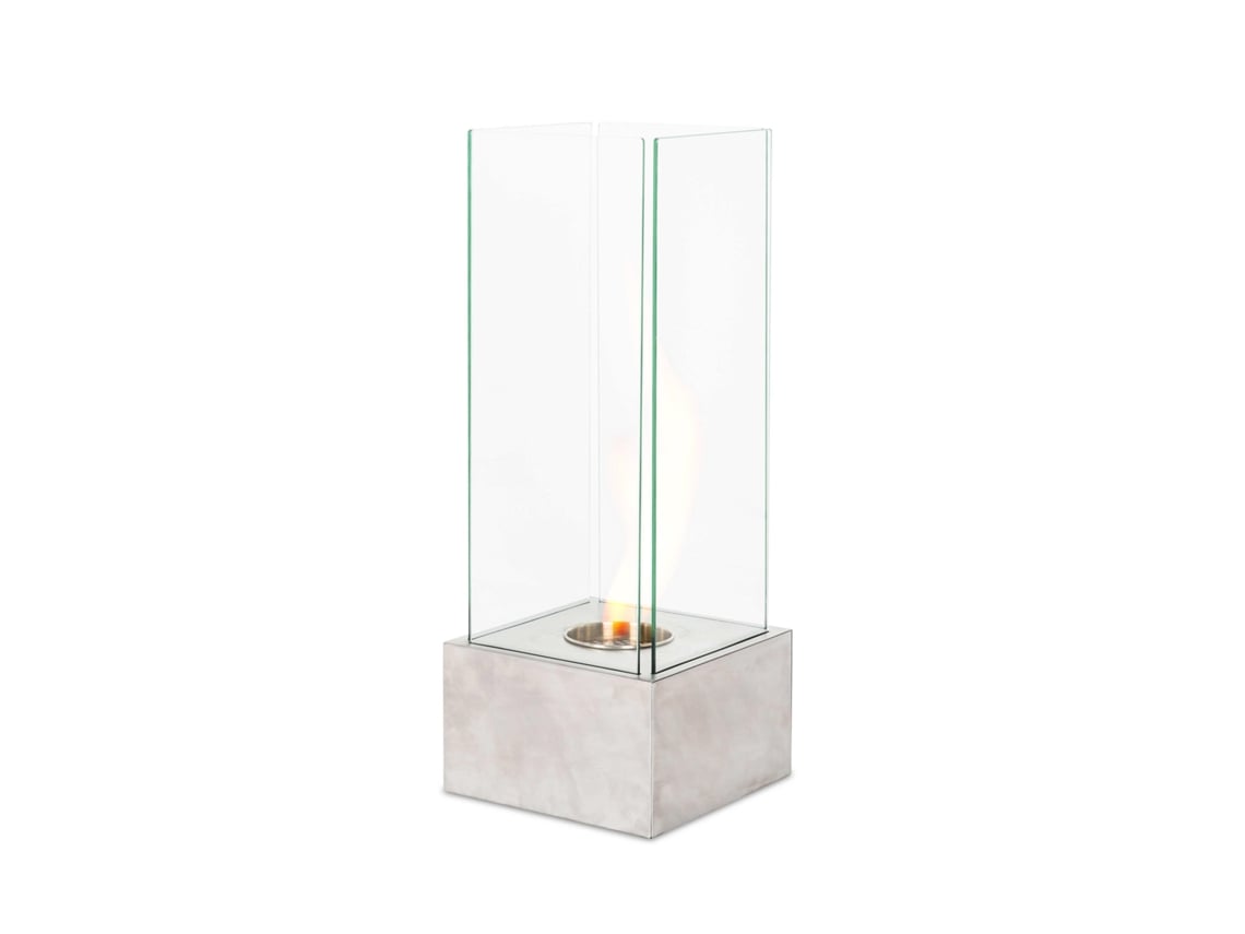 Levels - Chimeneas de bioetanol en acero cromado STONES