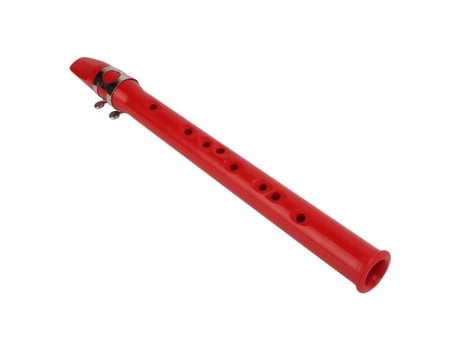 Saxofón de bolsillo Saxofón de bolsillo Mini portátil Fácil de usar Llevar Uso cómodo Instrumento musical (Rojo)