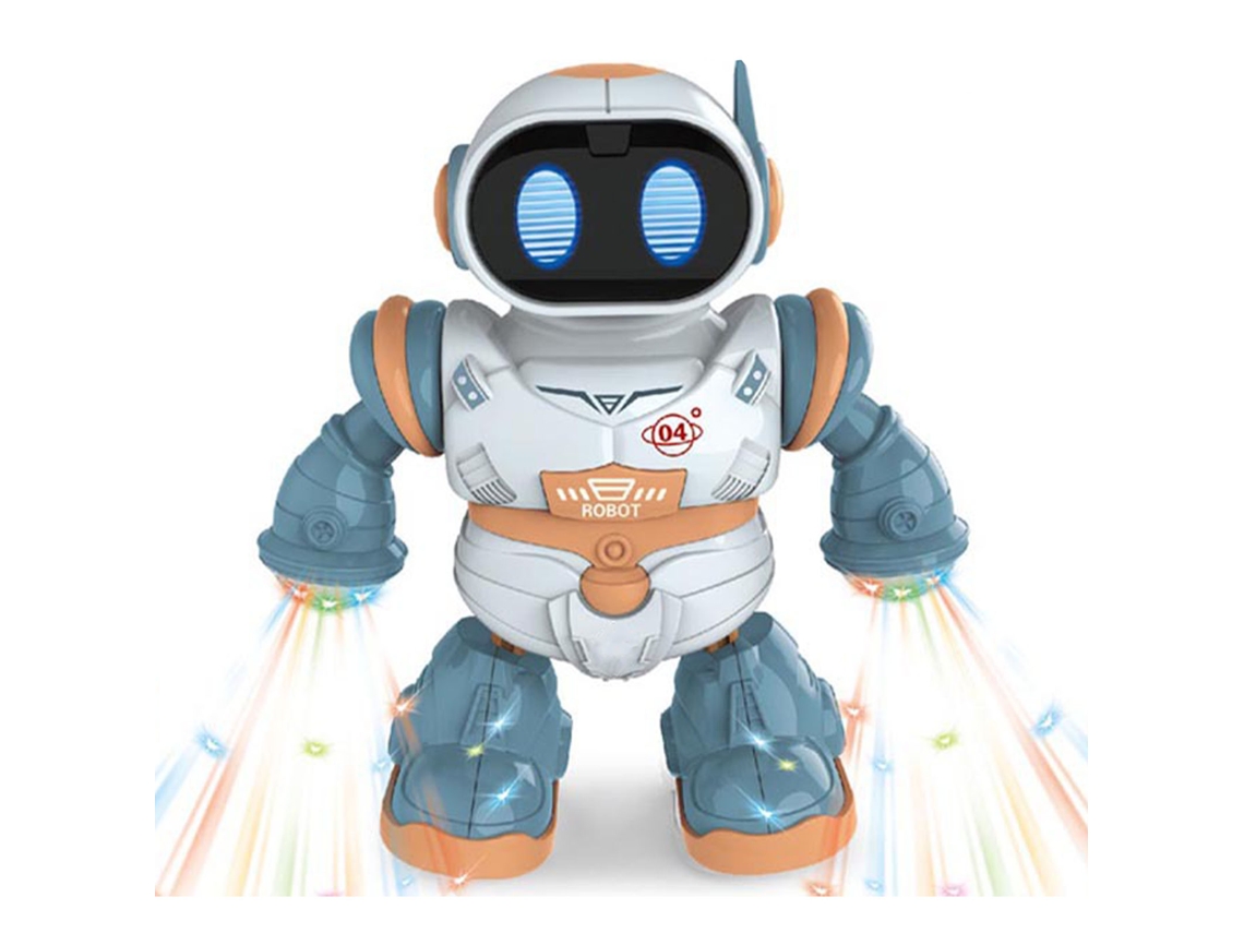 Dan26-juguete Robot Inteligente Educativo Para Niños: Caminar, Bailar, Cantar, Luces, Aprendizaje Temprano Para Hogar Y Viajes