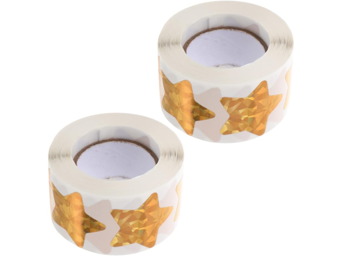 Juego de 2 rollos de pegatinas decorativas metálicas para manualidades y artes, con Diver Vayotoy