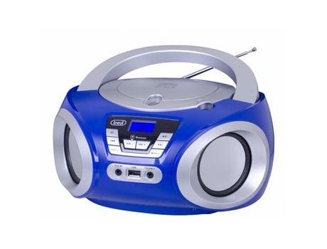 Boombox Estereo Portátil Cd Bluetooth Usb Aux-In TREVI Cmp 544 Bt Azul TREVI