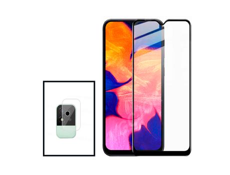 Kit de película de cámara trasera de vidrio templado de cubierta completa 5D para Realme Narzo 50I transparente / negro PHONECARE