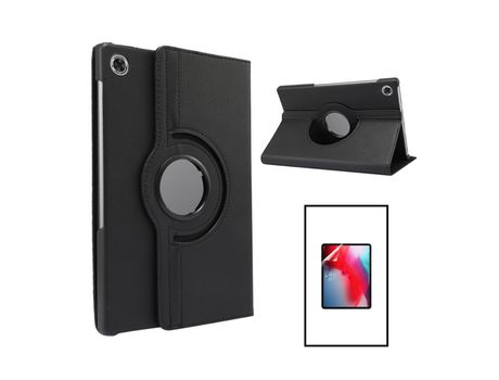 Kit de Cubierta 360 Rotación Protección Anti-Impacto Película de Hidrogel Cubierta Frontal Completa para Lenovo Tab M10 Gen 3 Negro PHONECARE