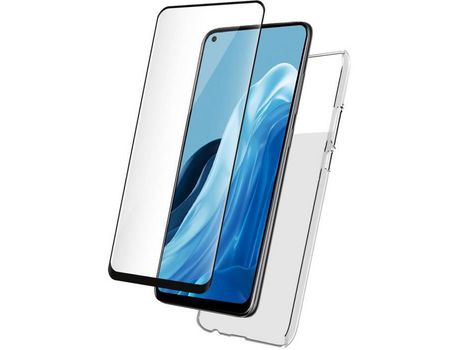 Pack Funda Oppo Reno 8 Lite Bigben Vidrio Templado Transparente