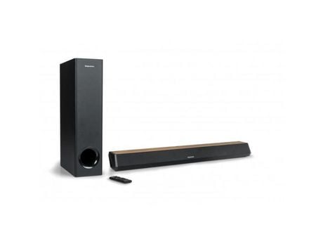 THOMSON Barra de sonido con subwoofer acabado en madera Sb552Bts
