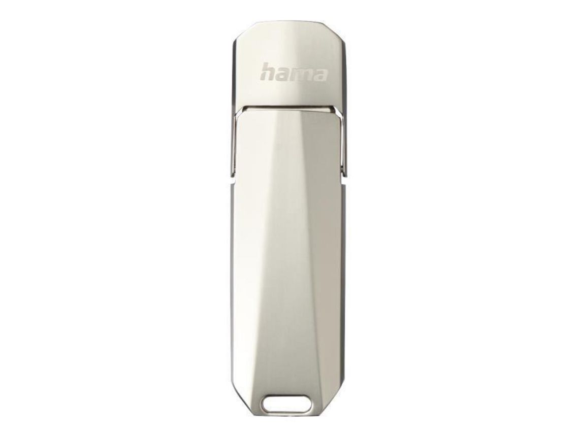 Llave Usb “Uni-C Deluxe” Usb-C 3.1 32Gb 70Mb-S Plata HAMA 0018249