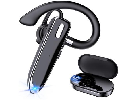 Auriculares Inalámbricos Teléfono Internos Carga Usb-C BISBISOUS Bluetooth Negro