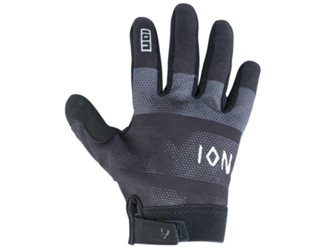 Guantes Unisex ION Scrub Negro para Ciclismo (L)