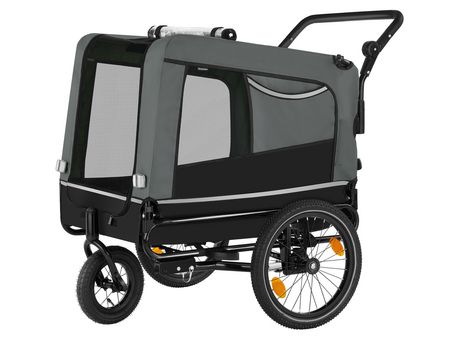 Remolque para perros WoofRider multifuncional, plegable, hasta 40kg